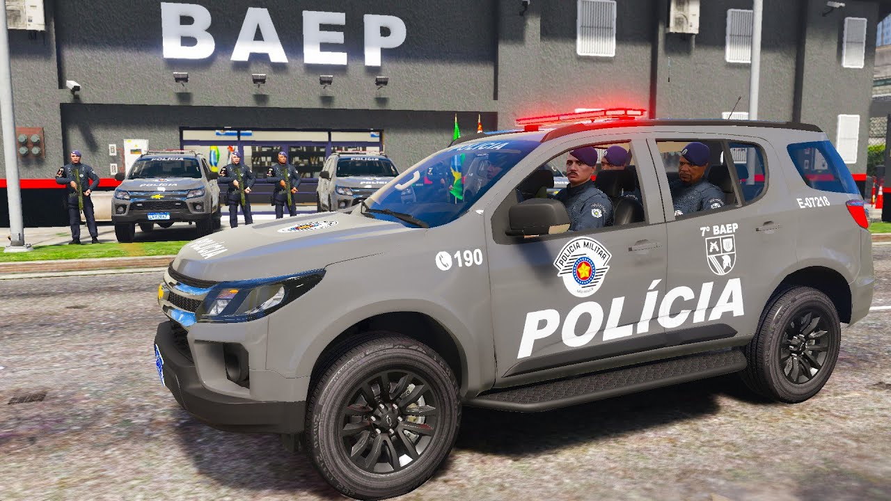 BAEP OCORR&Ecirc;NCIA COM DISPAROS - EMBOSCADA NA FAVELA PMESP | GTA 5 POLICIAL