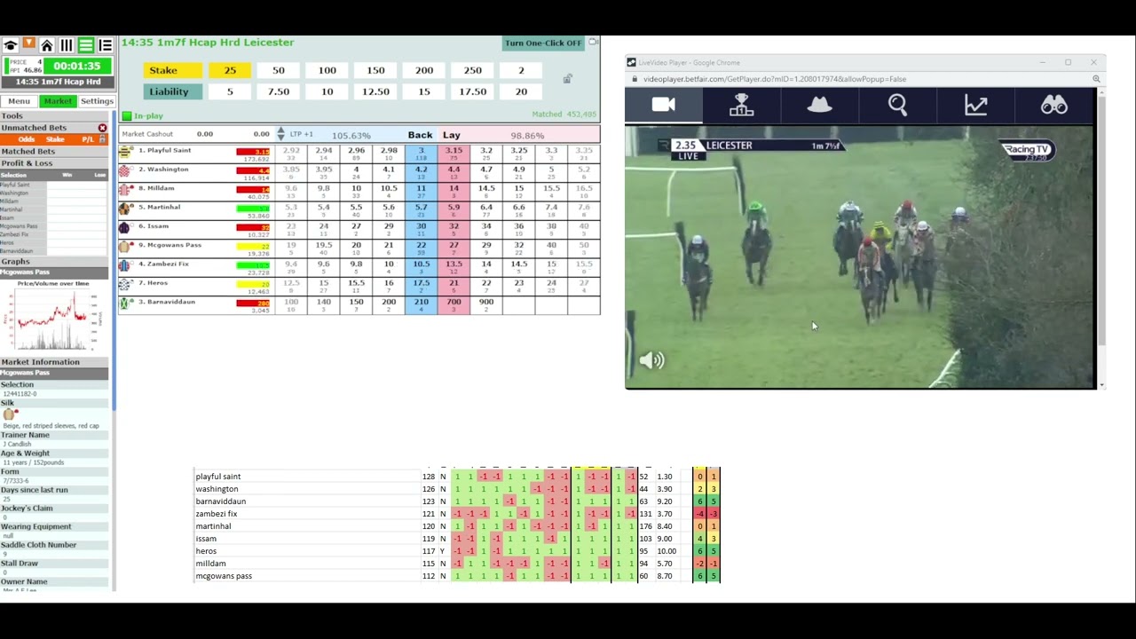 Martinhal Lay at Leicester - Betfair Horse Racing