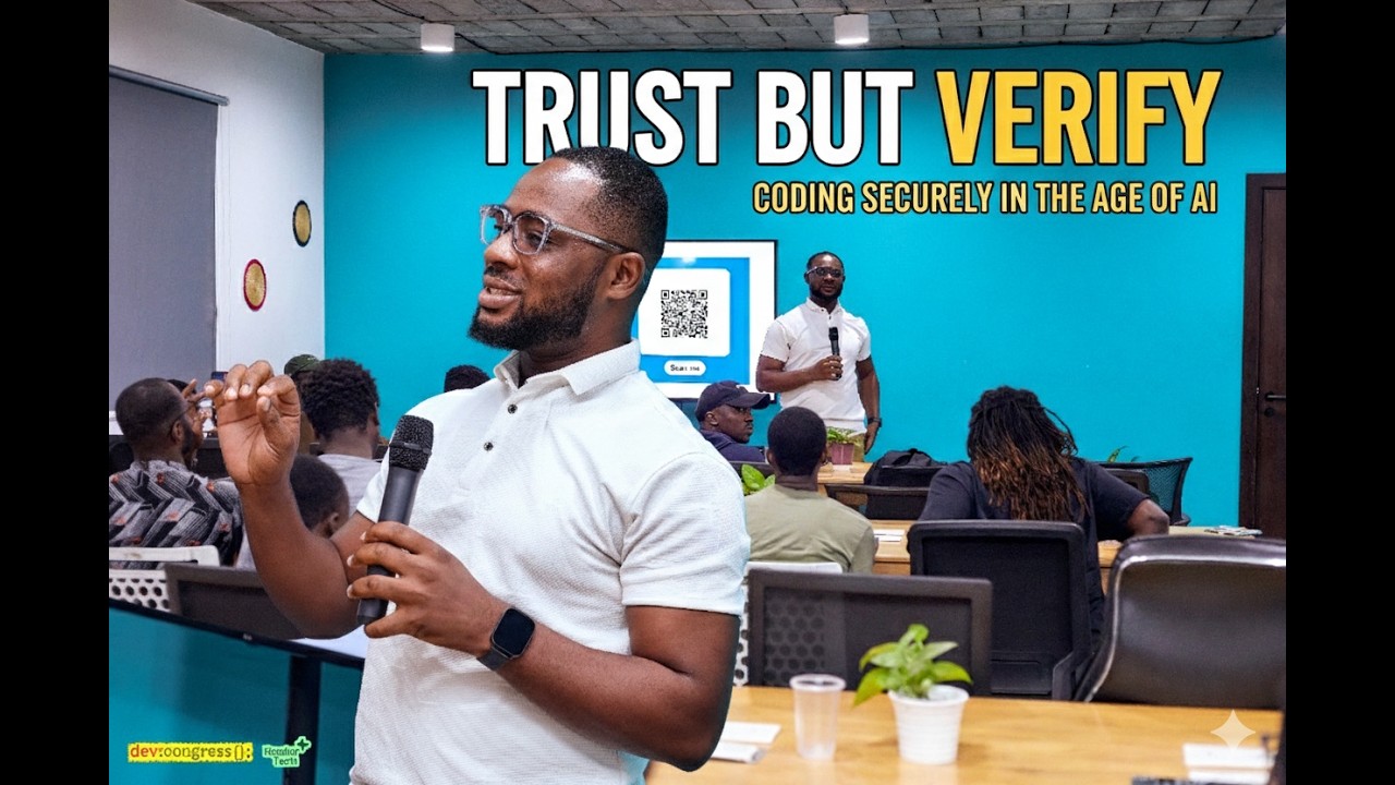 Trust but Verify: Coding Securely in the Age of AI | My Tech Talk  at@Devcongress  January Meetup
