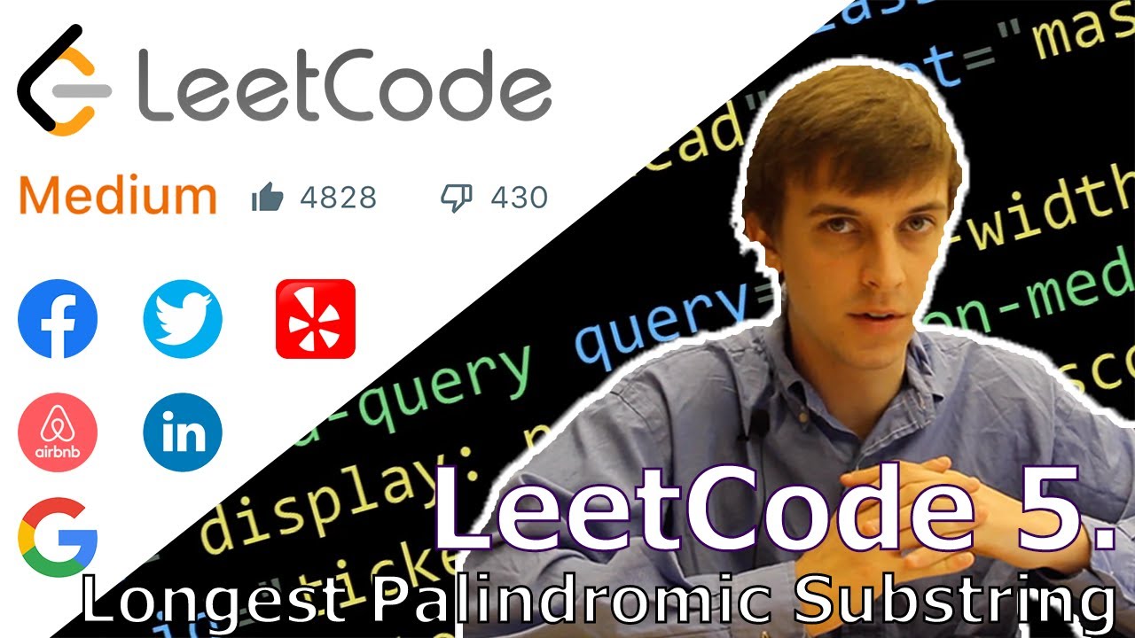 LeetCode 5. Самая длинная палиндромная подстрока (объяснение алгоритма)