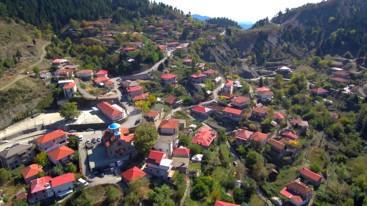 Ραπτόπουλο Ευρυτανίας 11 10 2018 xiaomi 4k drone