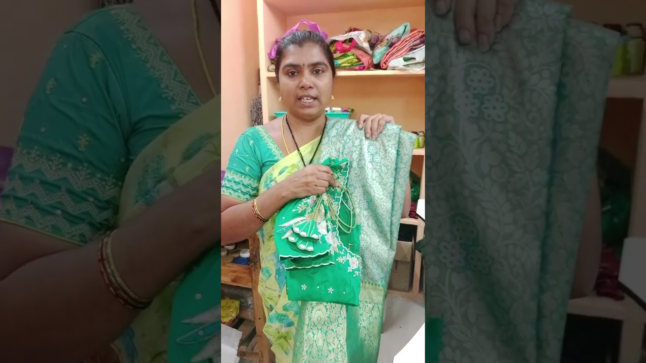 సుధా ఎంబ్రాయిడరీ కర్లపాలెం #maggam work blouses#computer work blouses#simple work