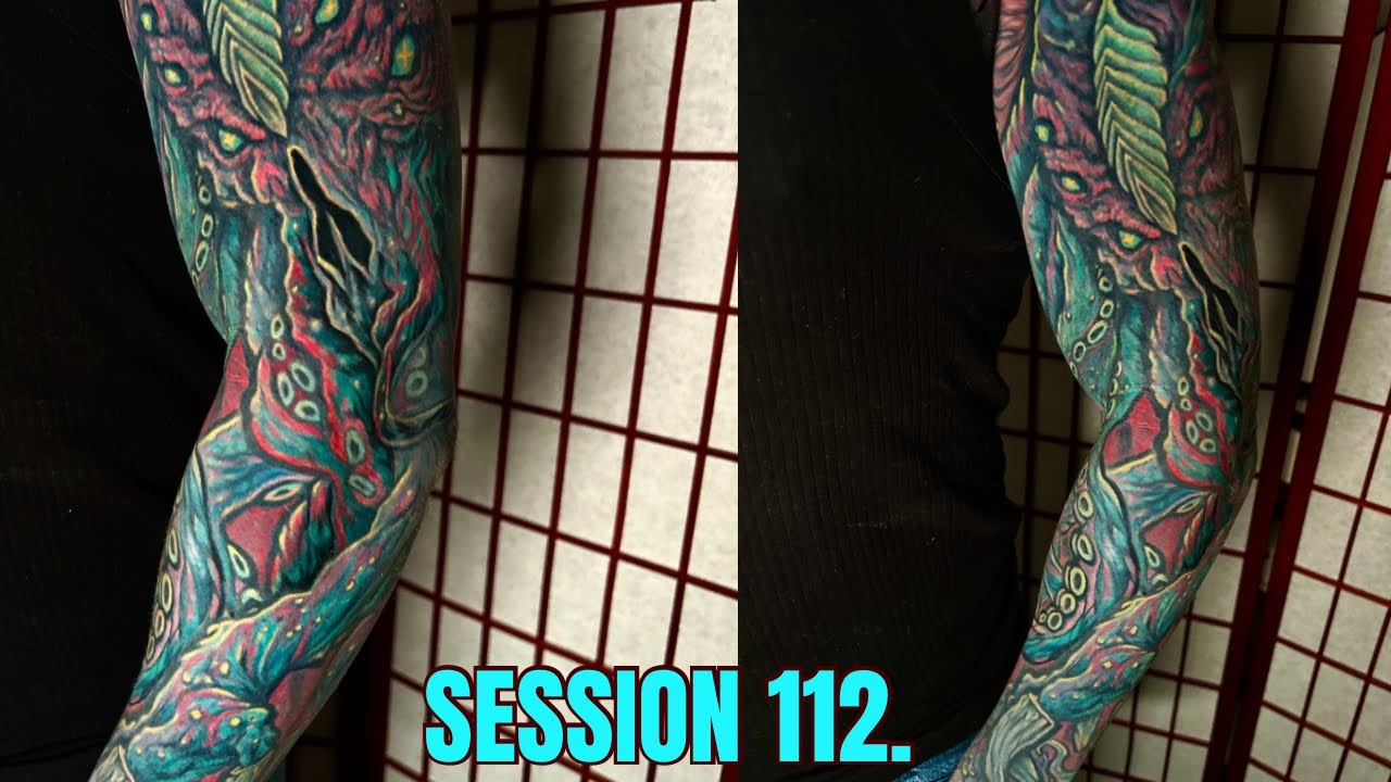 Session 112, healed red chest, and discipline/ responsibility,  #ink #inked #tattoo
