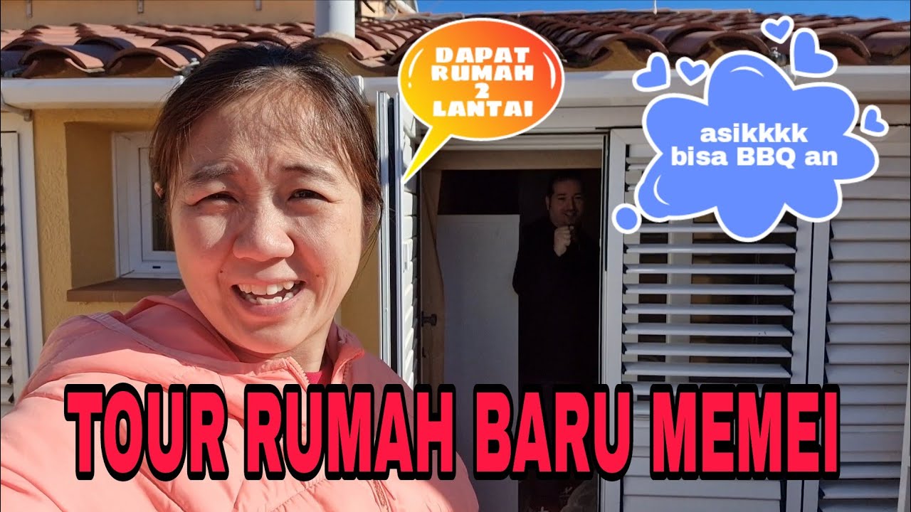 TOUR RUMAH BARU MEMEI!! BISA BOET BBQ AN PULA!! DAPAT RUMAH 2 LANTAI???0