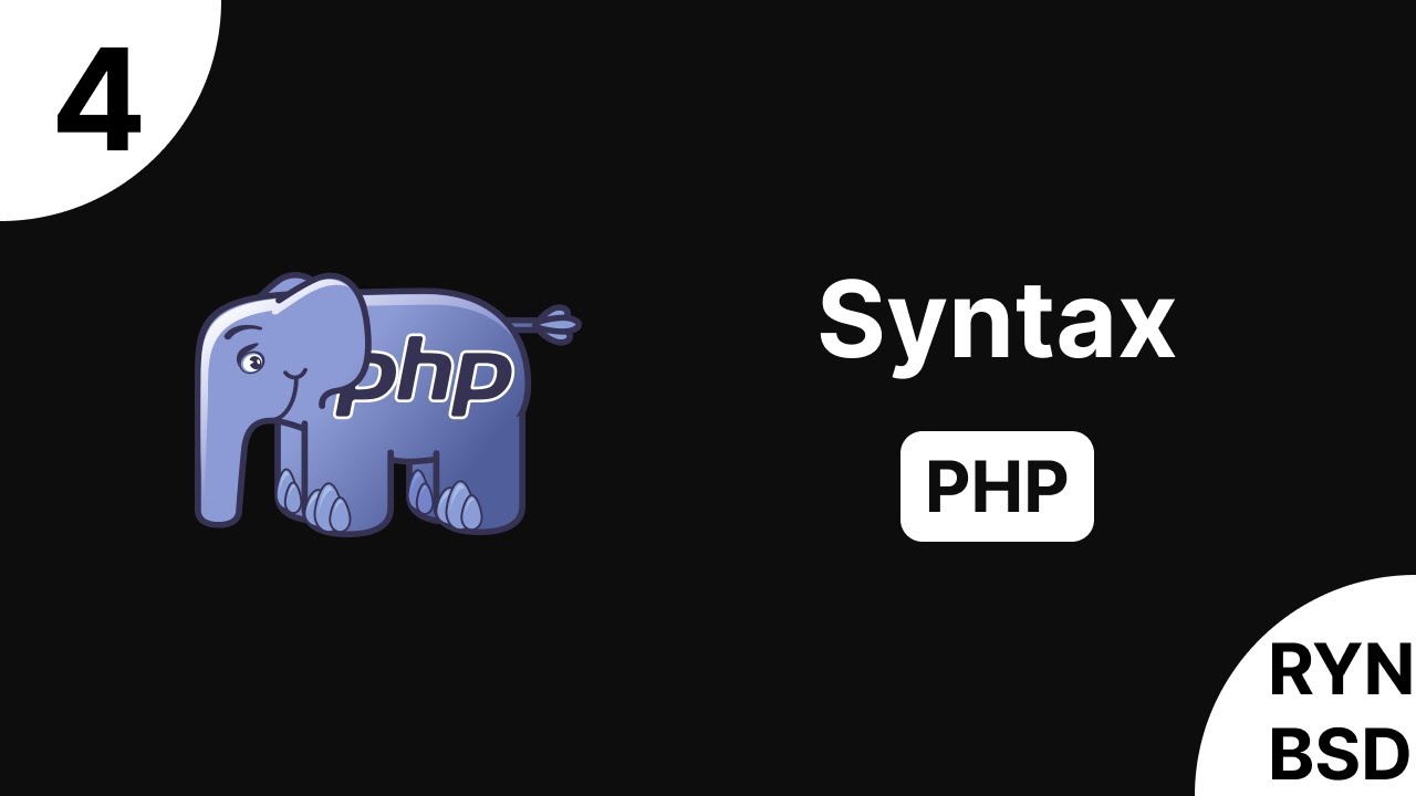 شرح PHP - Syntax