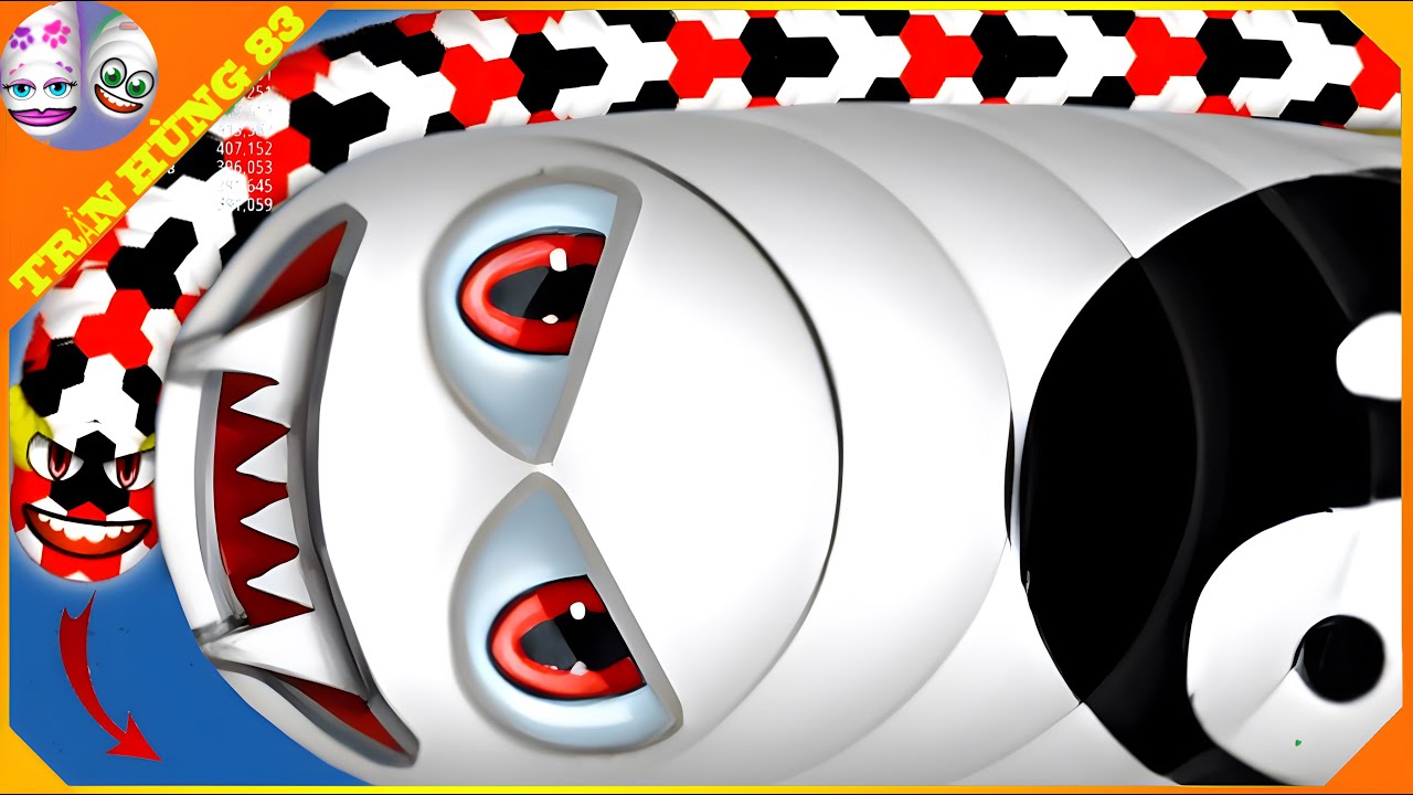 WormsZone.io | Photo Yin Yang , Game Rắn Săn Mồi | Epic Worms Zone Best Gameplay! | Trần Hùng 83