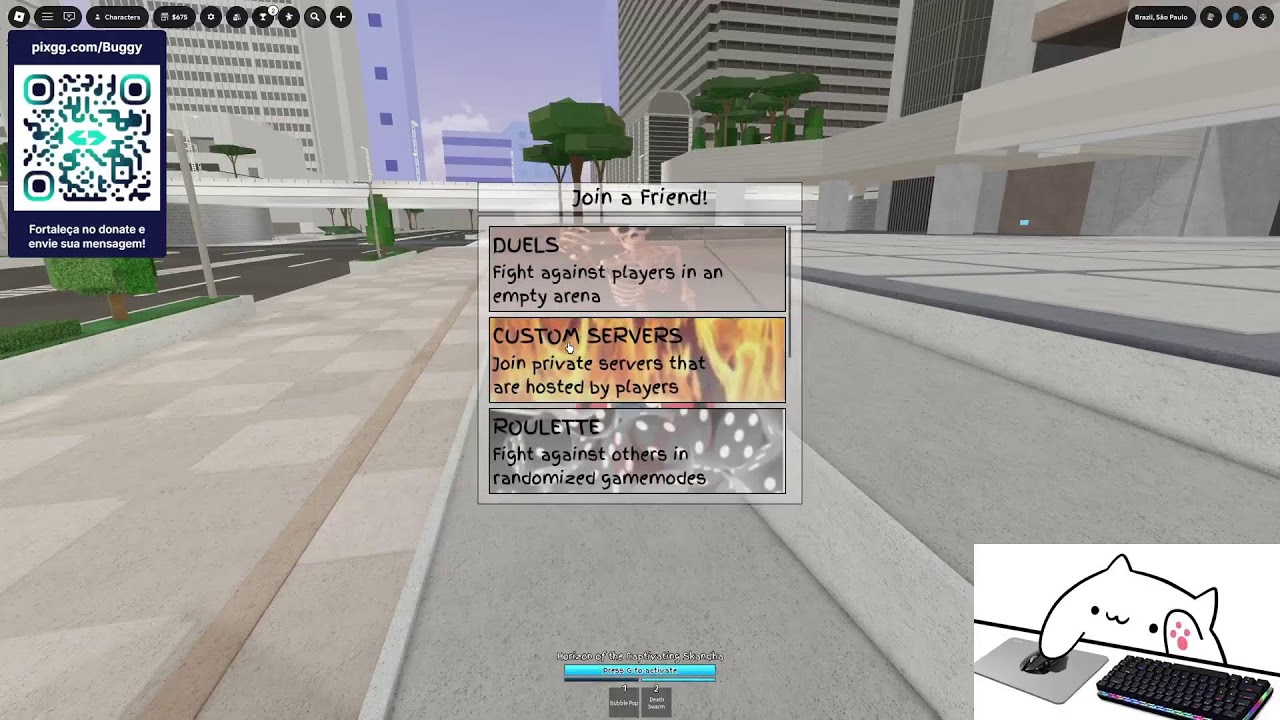 AO VIVO NO SKILL BUILDER DO JJS, COLA NA LIVE!!!!!!!!