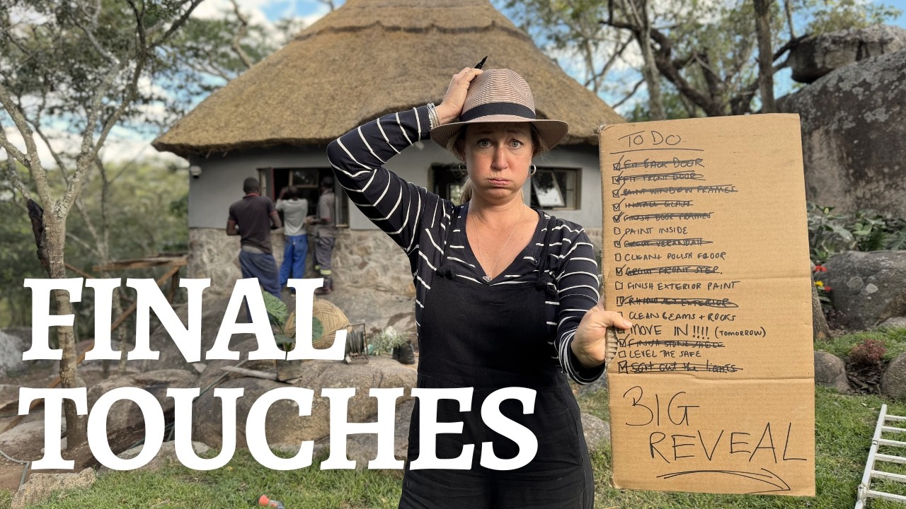 FINISHING our Tiny House in Africa