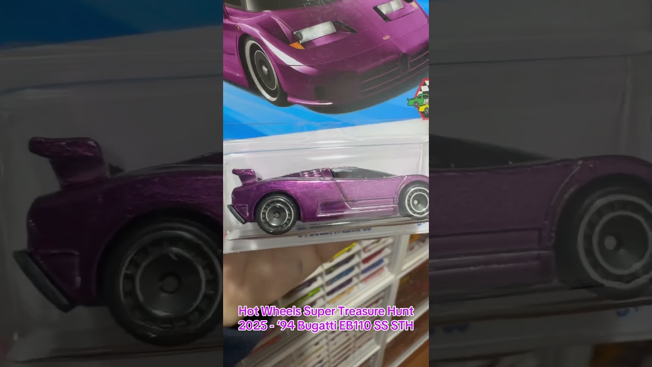 Hot Wheels Super Treasure Hunt 2025 - &lsquo;94 Bugatti EB110 SS STH