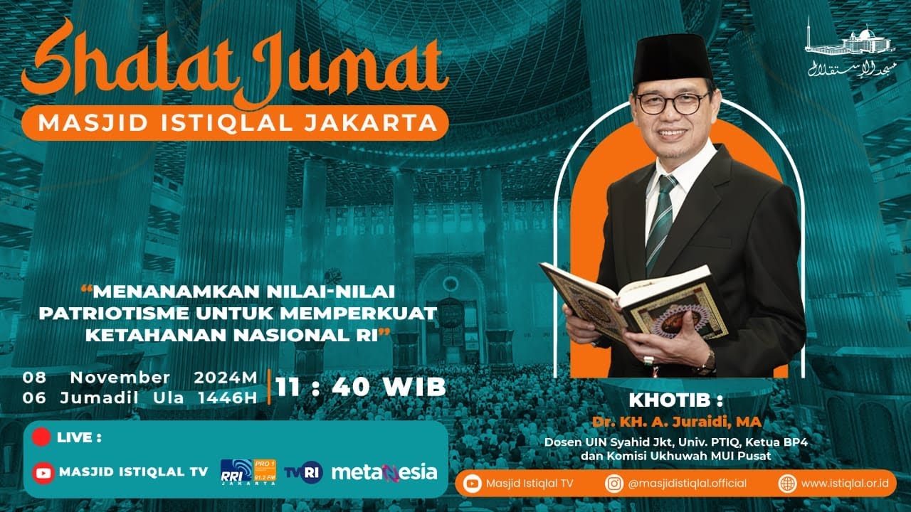 Shalat Jumat Masjid Istiqlal  | 110824