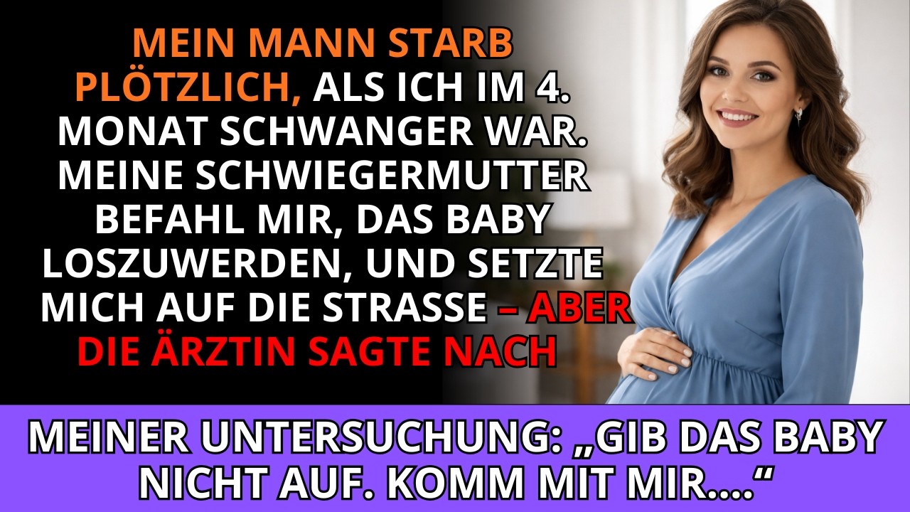 Ich wurde Witwe💔 und war schwanger🤰🏼, als meine Schwiegermutter mich rauswarf und mich zwang, es...