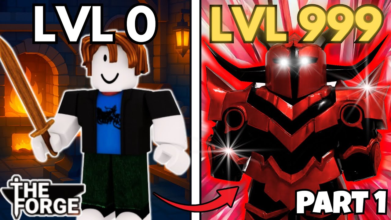 Я создал ЛУЧШЕЕ ОРУЖИЕ в Roblox The Forge.. (Часть 1)