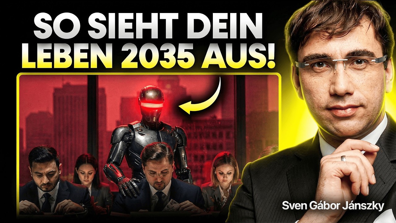 „So sieht DEIN Leben 2035 aus!” Zukunftsforscher über Singularität, Roboter, UBI & KI (Sven Jánszky)