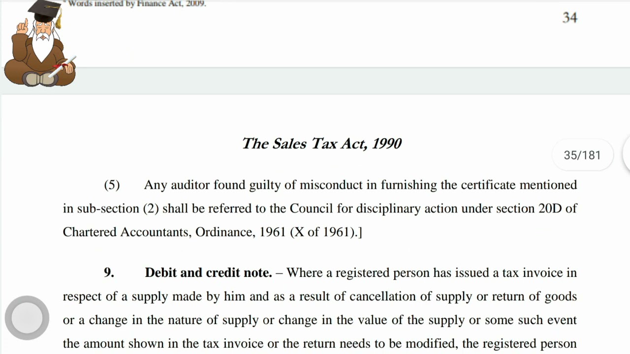 Chapter 2 Sales Tax Act 1990 Inspector Inland Revenue FBR Jobs 2021 Section 7-13