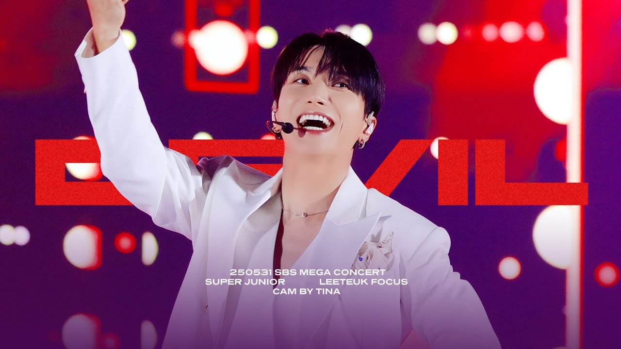250531 SBS 메가 콘서트 슈퍼주니어 'Devil' 이특 직캠 SUPER JUNIOR LEETEUK Fancam @2025 SBS MEGA CONCERT