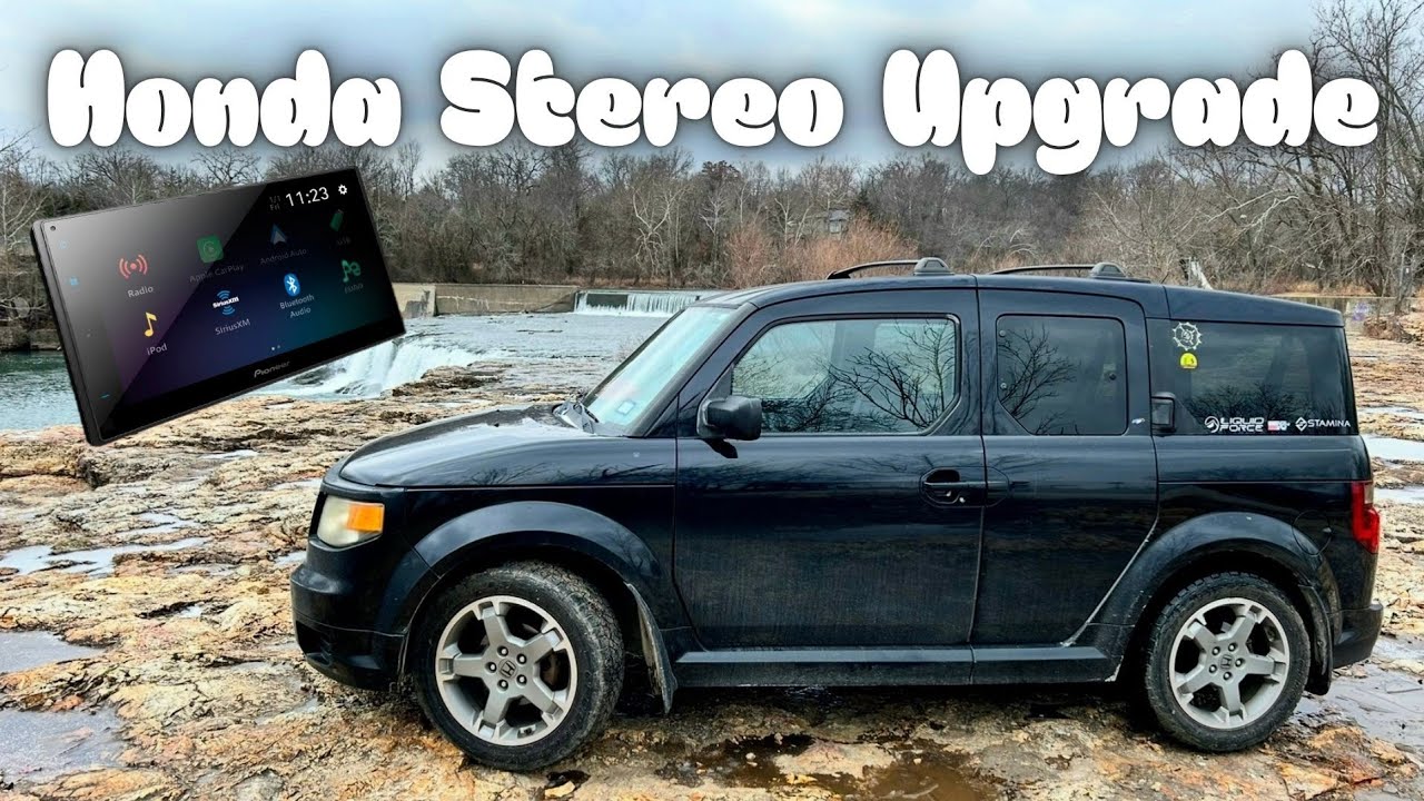 Снятие магнитолы Honda Element и установка Apple Car Play Pioneer 1770NEX Android Auto Metra