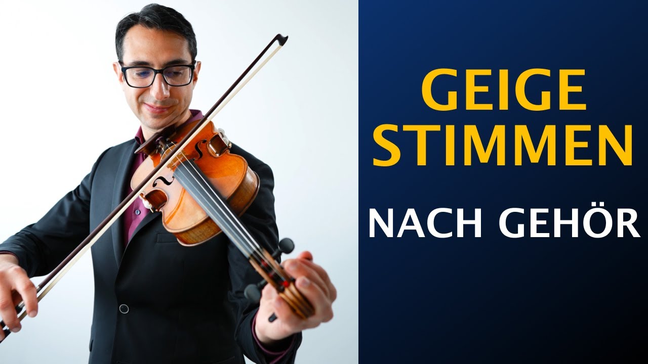 Stimme deine Geige nach Gehör wie ein Profi – selbst wenn du ein schlechtes Gehör hast