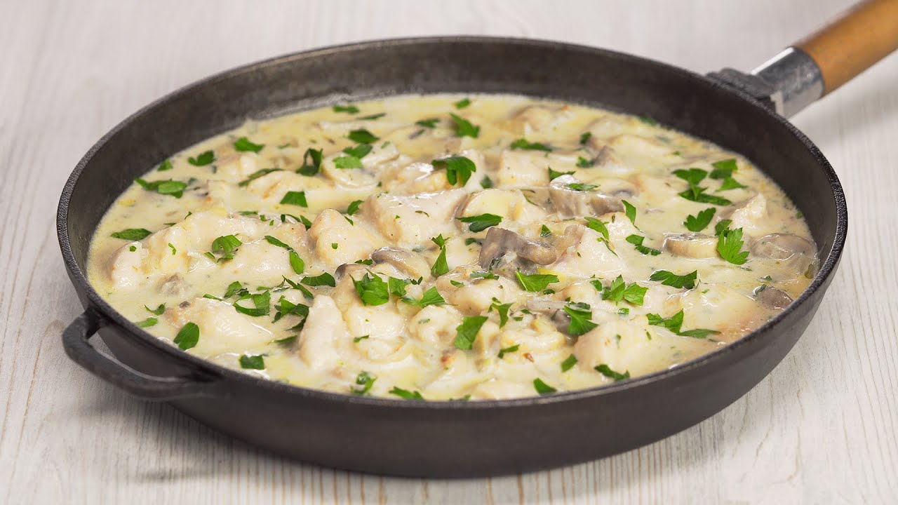 Популярное ФРИКАСЕ ИЗ КУРИЦЫ С ГРИБАМИ - невозможно оторваться. Рецепт от Всегда Вкусно!