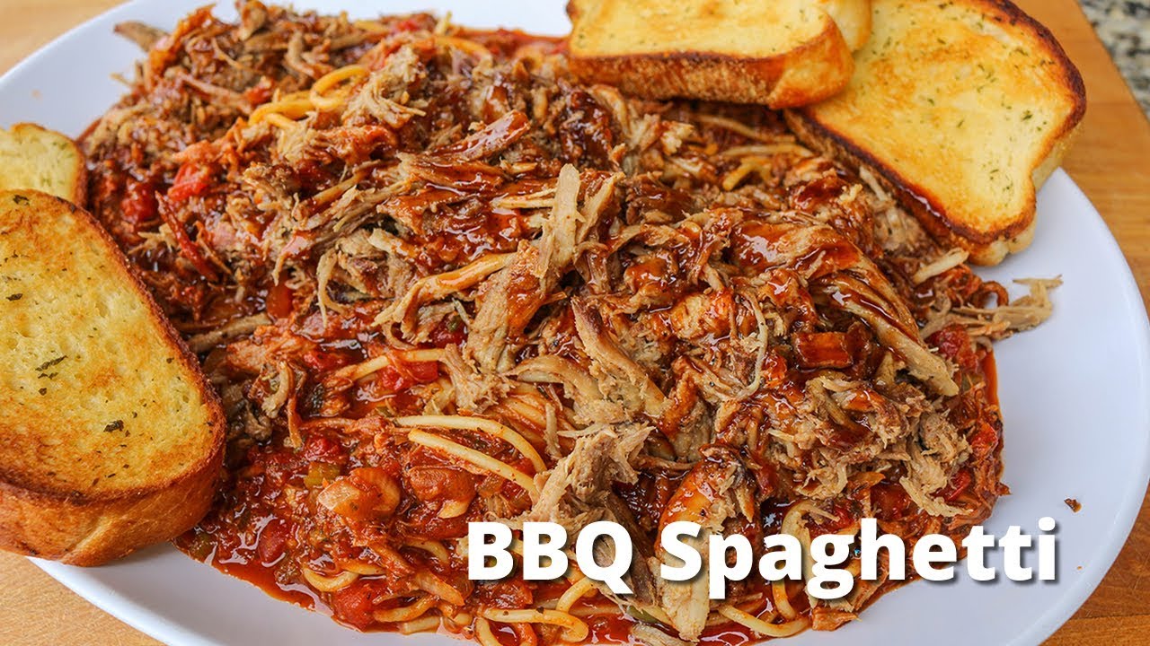 BBQ Spaghetti Recipe | Memphis Style Barbecue Spaghetti with Pulled Pork