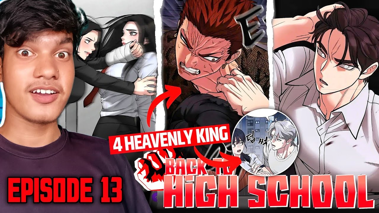 Daegun vs 4 heavenly king's | Bully in charge manhwa explained in hindi