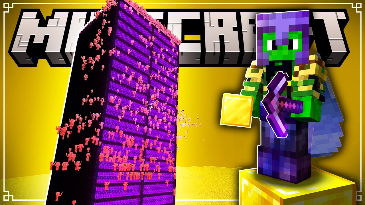 Eu fiz a FARM DE OURO mais INSANA no Minecraft