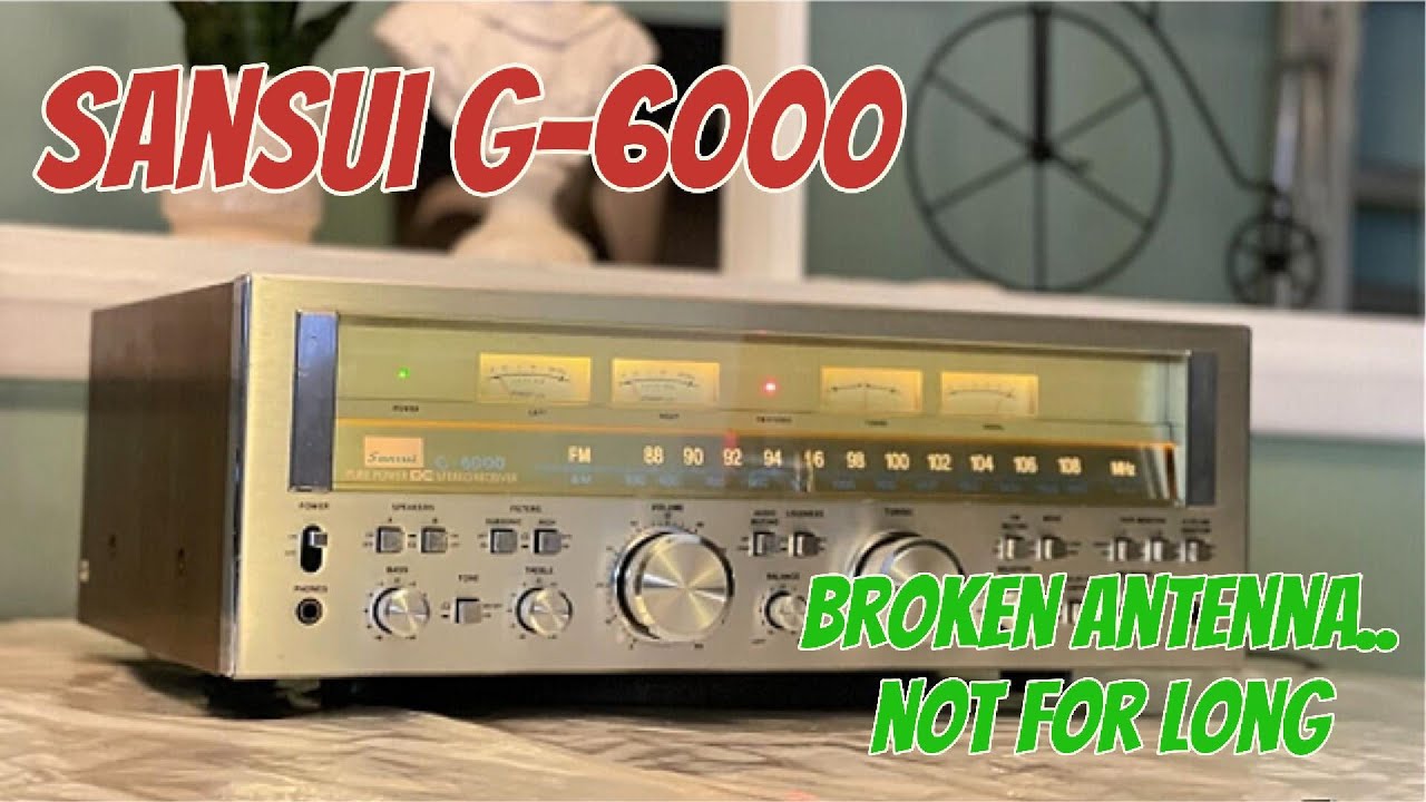 Крепление антенны Sansui G-6000, исправленное с помощью 3D-печати | Ремонт винтажной аудиотехники...