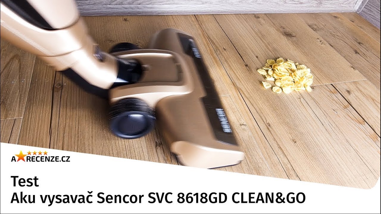 Aku vysavač Sencor SVC 8618GD – Test a recenze