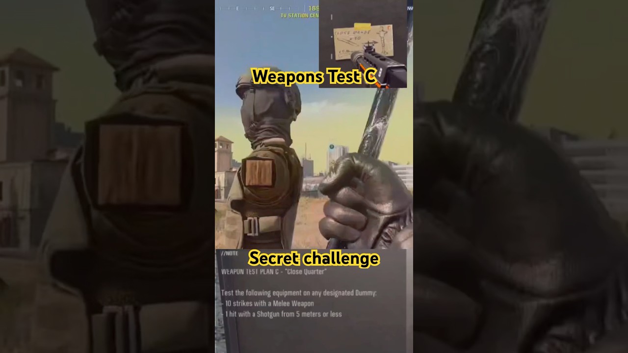 Weapons Test ‘C’ - New Secret Challenge - 