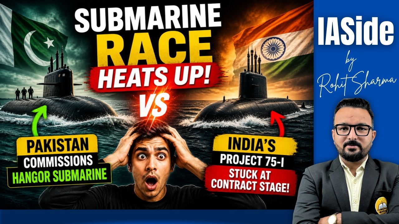 Pakistan launched Hangor Submarine 😳 | Why is India lagging behind? #project75i