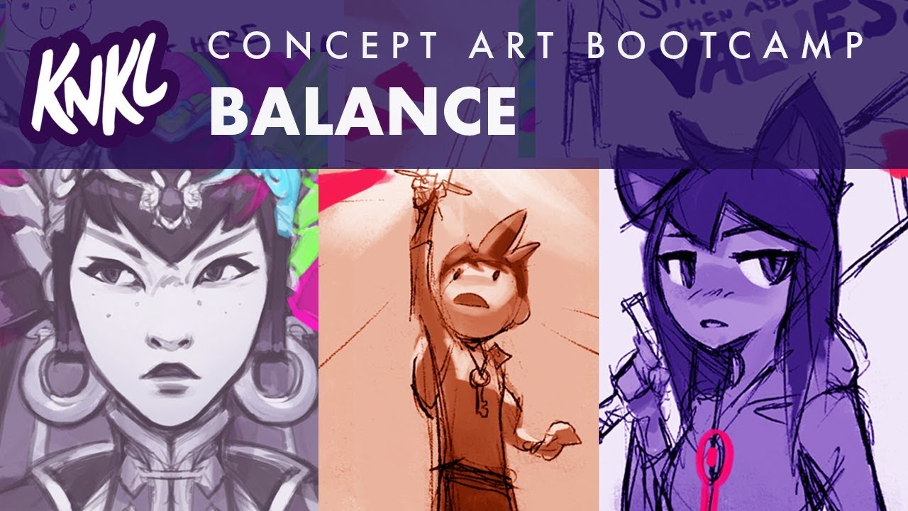 Concept Art Boot Camp 03! (2 golden rules!!) KNKL346