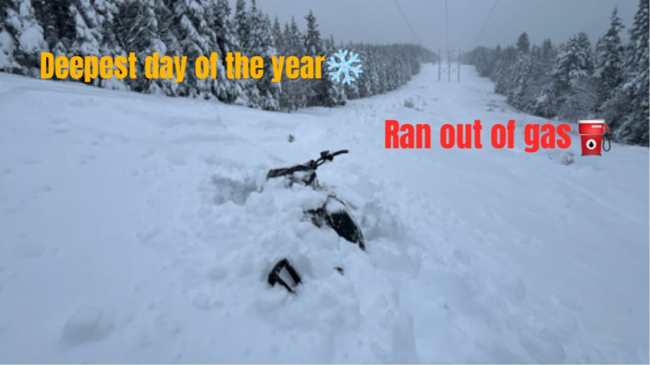 2 HOURS in the Deepest Snow All Year | Skidoos Breaking, No Gas, No Quitting