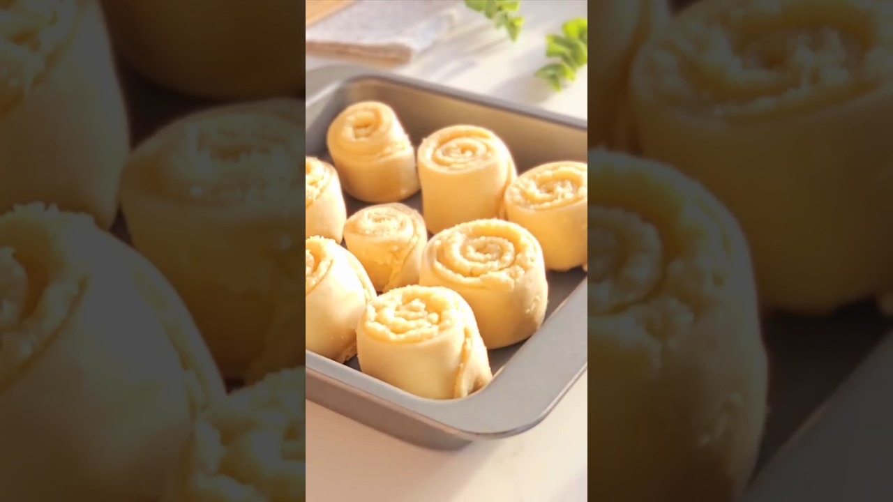 Almond Rolls | Soft and Delicious | ASMR Baking #shorts #short