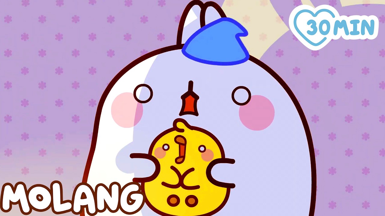 かわいいのに怖い夜😱 Molang & Piu PIu | funny cartoons | Molang 日本語