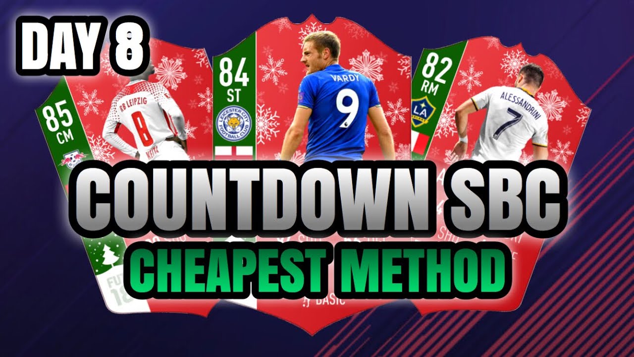 FUTMAS VARDY, ALESSANDRINI + KEITA SBC CHEAPEST METHOD! FUTMAS DAY 8 COUNTDOWN SBC&rsquo;s!
