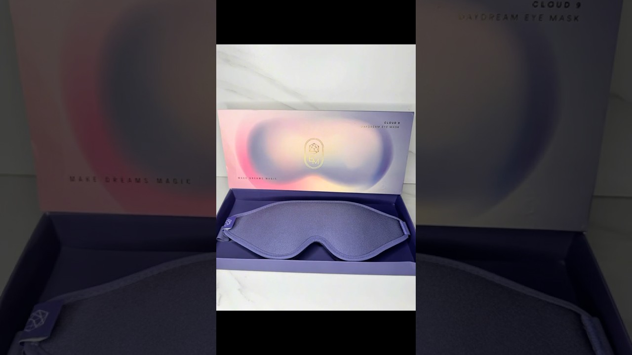 Unboxing the EM Cosmetics Cloud 9 Daydream Eye Mask in Twilight 💜 your new self-care essential ☁️