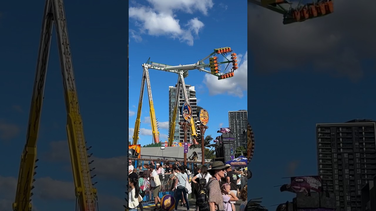 The beast ride @ 2023 Sydney royal Easter show #rides #carnival #funfair #kirmes #kermis