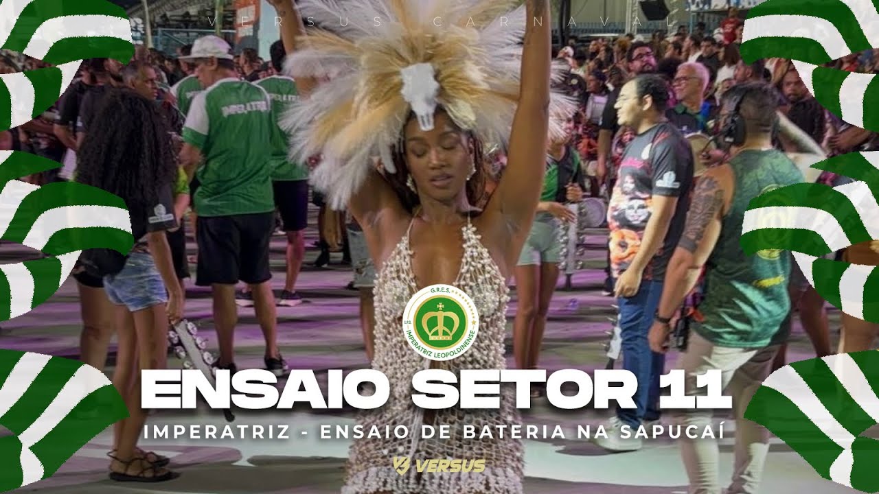 IMPERATRIZ LEOPOLDINENSE 2026 - ENSAIO DE BATERIA NO SETOR 11 COM IZA