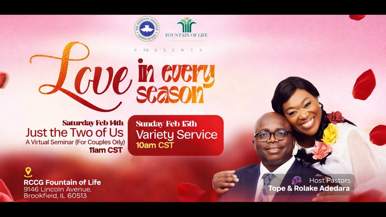 Sunday Service | LOVE IN EVERY SEASON | PASTOR TOPE ADEDARA | Feb. 15th, 2026