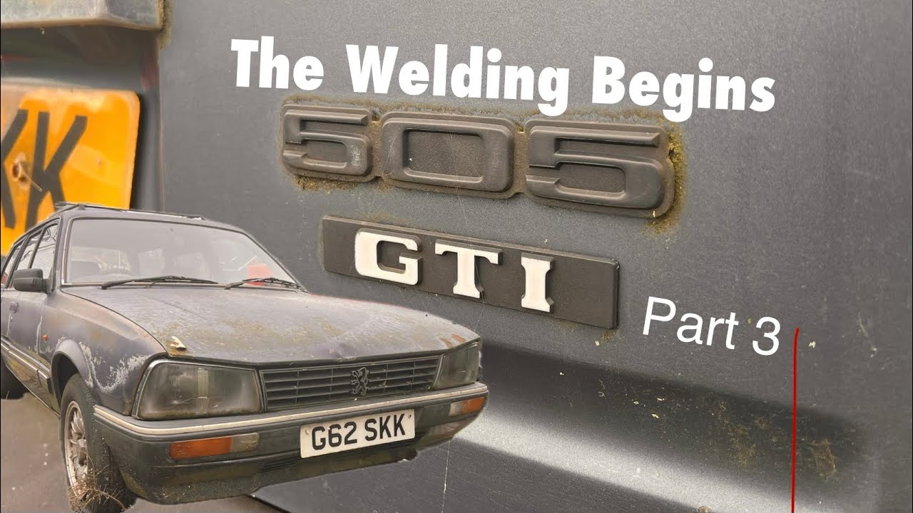Let the welding begin! How rusty is the Peugeot 505 GTI? 