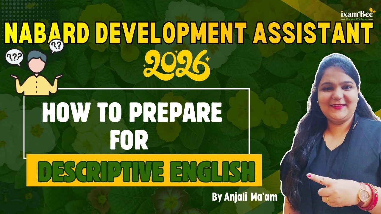 NABARD DA 2026 || How to prepare Descriptive English for NABARD DA 2026 ?