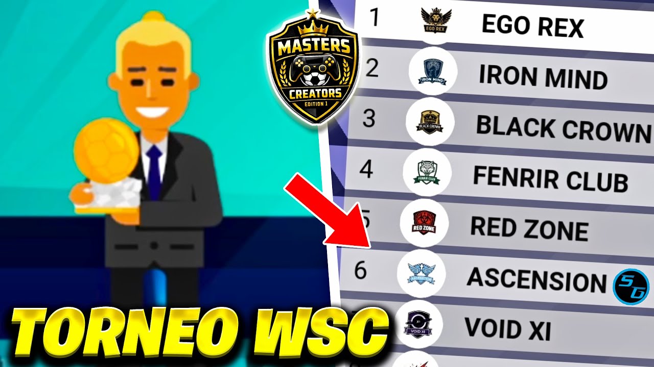 ⚽CREÉ el club PERFECTO para GANAR el torneo de YOUTUBERS en WSC