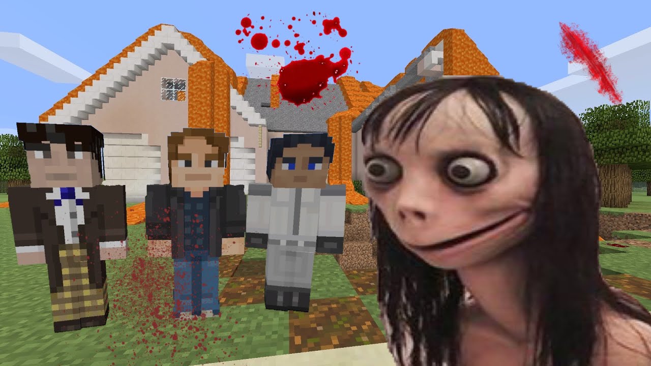 فلم ماين كرافت مومو المرعبة💀 ..
