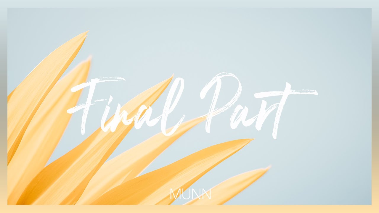 Munn - Final Part (Lyric Video)