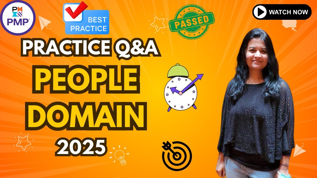 10 PMP People Domain Questions Explained (2024-25) | Free Practice PDF #pmpl #practice #questions