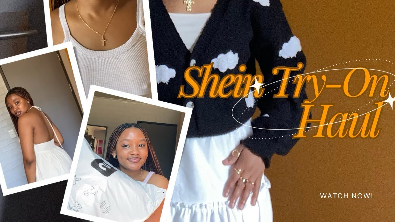 First Time Shein Try On Haul || South African YouTuber #vlog #sheinhaul #shopping 