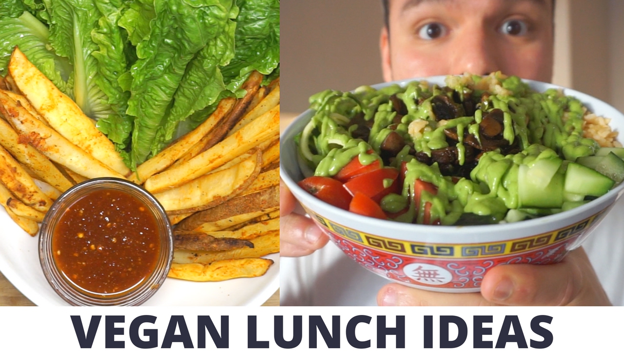 3 VEGAN LUNCH IDEAS | THE RAW BOY EASY VEGAN
