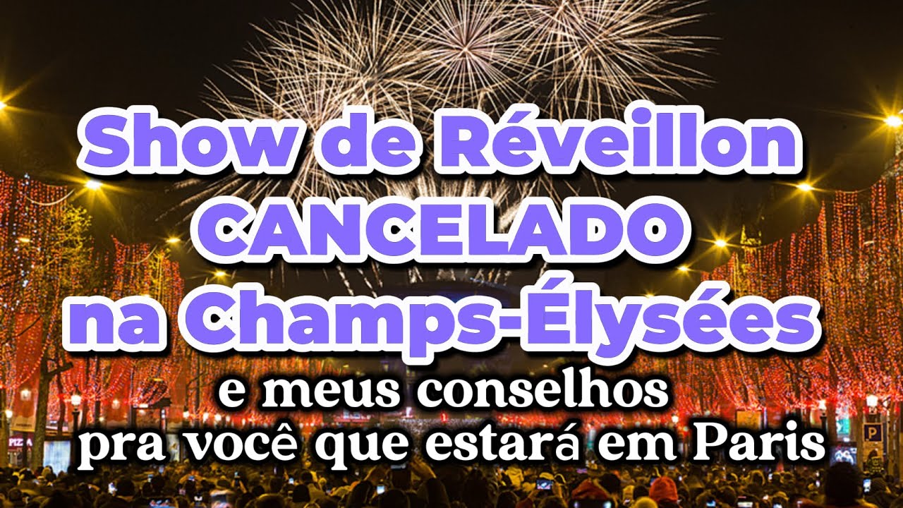 ANO NOVO EM PARIS? Esses s&atilde;o meus conselhos! #reveillon #paris #champselysees 