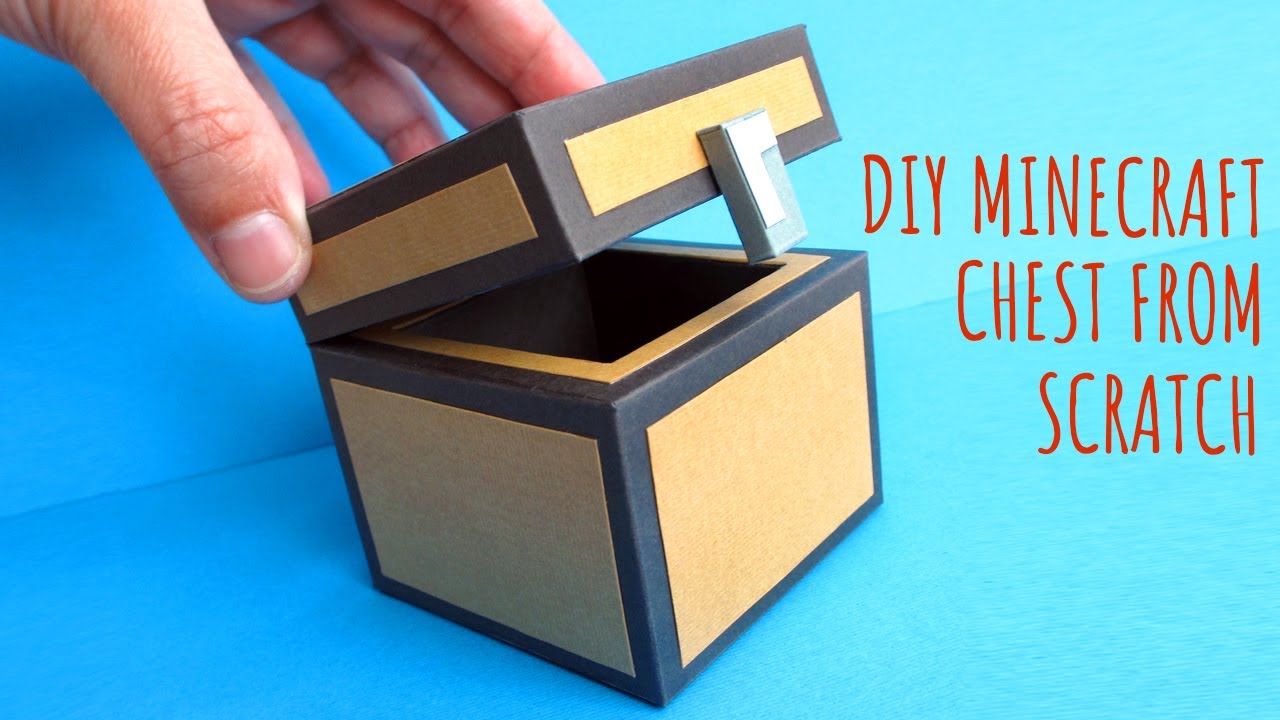 Сундук Minecraft своими руками с нуля | Сундук Minecraft Papercraft | Бумажные поделки