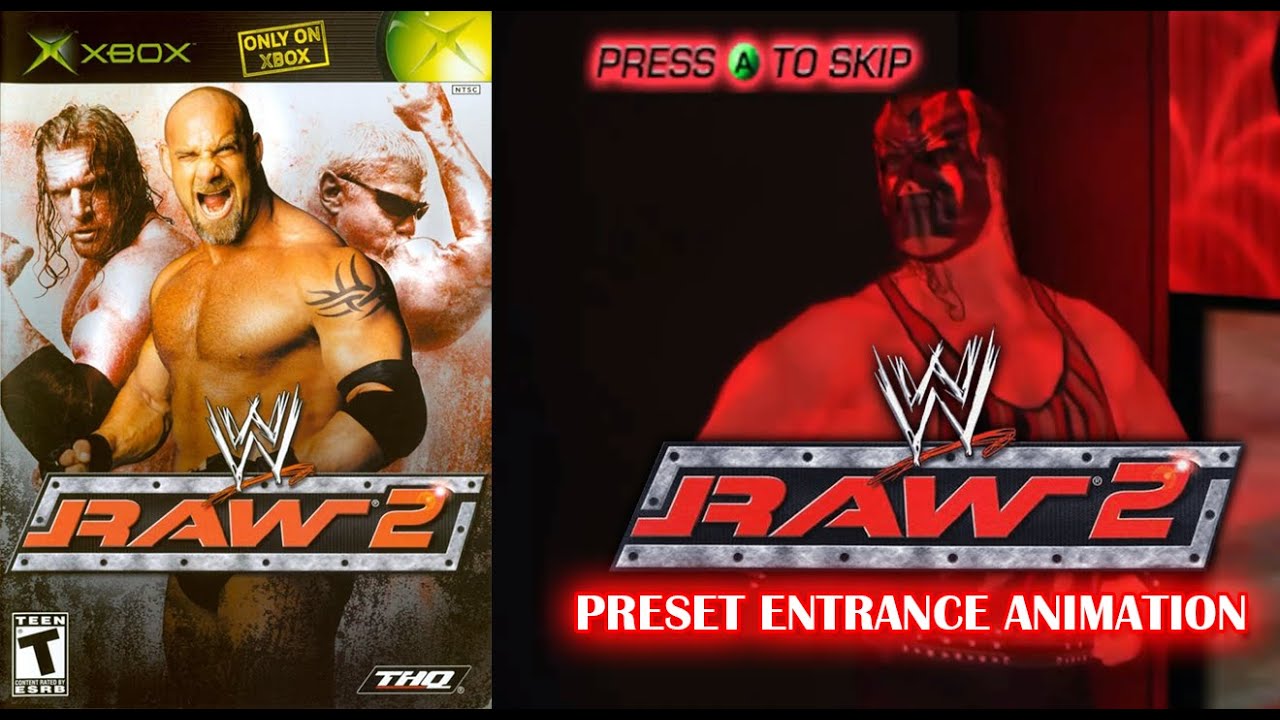 WWE RAW 2 Xbox Preset Entrances Animation | With Kane '01 Mod
