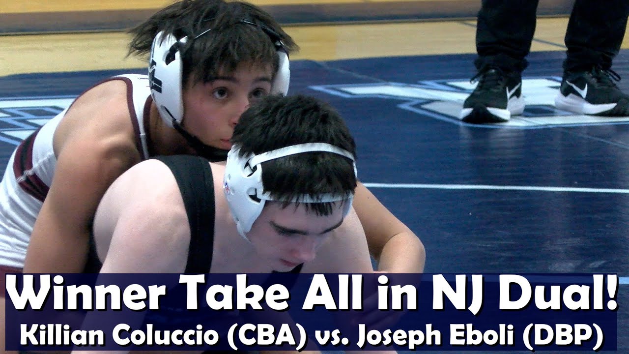 Winner Take All at 106 lb. in NJ State Duals | Killian Coluccio (CBA) vs. Joseph Eboli (Don Bosco)